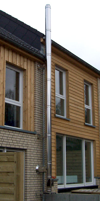 Doppelwandiges Edelstahl-Schornsteinsystem (DW)